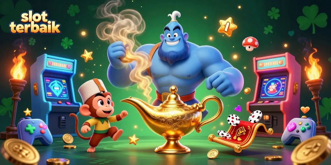 Slot terbaik untuk memenangkan jackpot dengan elemen kasino yang menarik dan warna cerah.