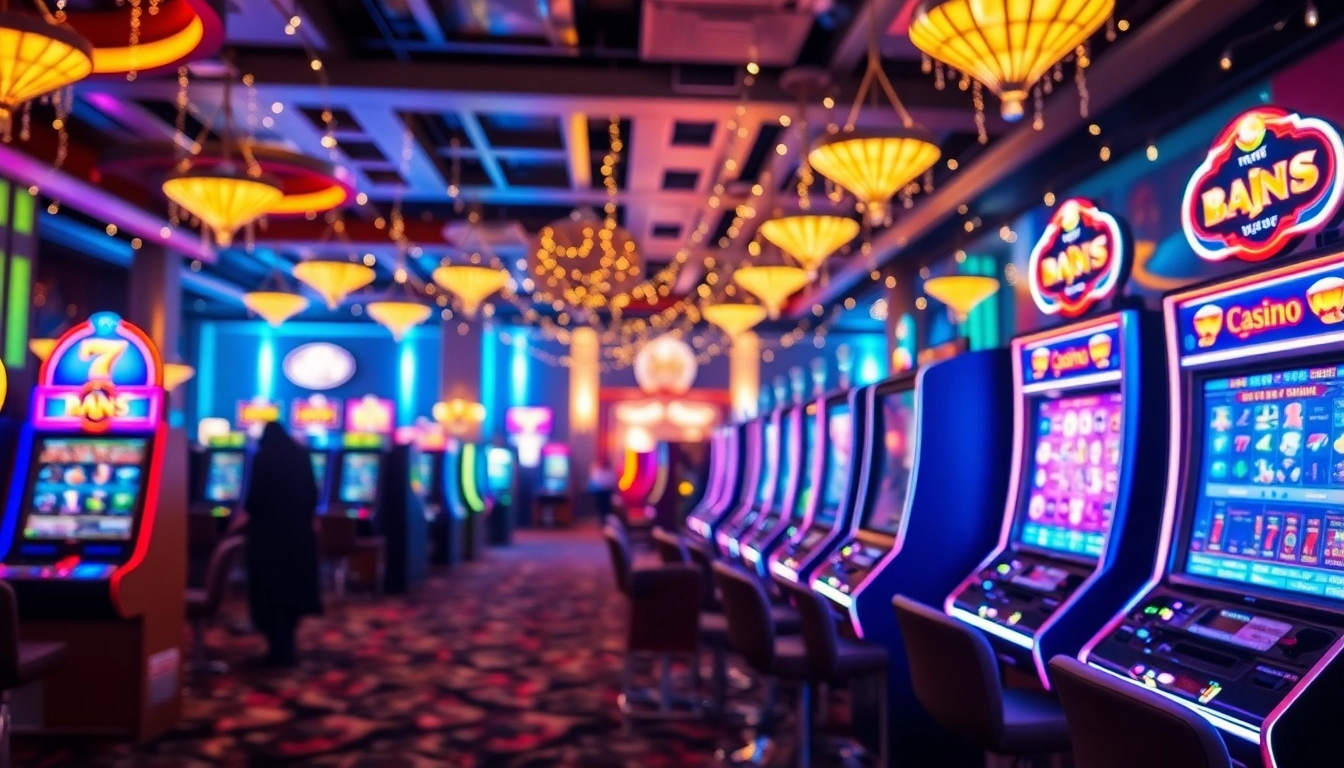 Genießen Sie den frei casino bonus bei aufregenden Spielautomaten mit festlichem Ambiente und leuchtenden Farben.