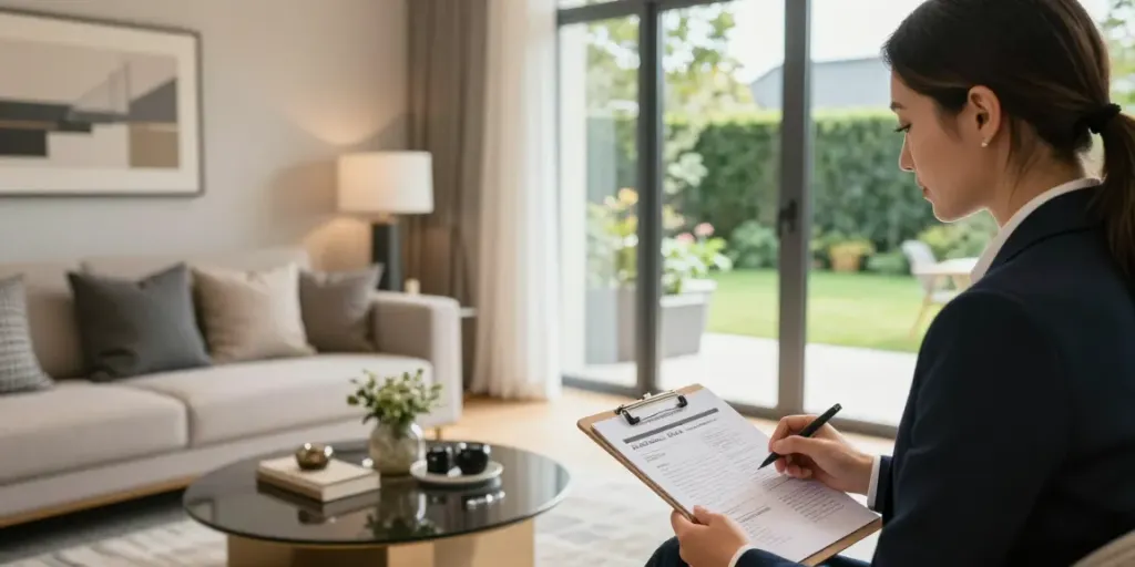 Bester Immobilienmakler Frankfurt präsentiert elegante Immobilie bei Besichtigung