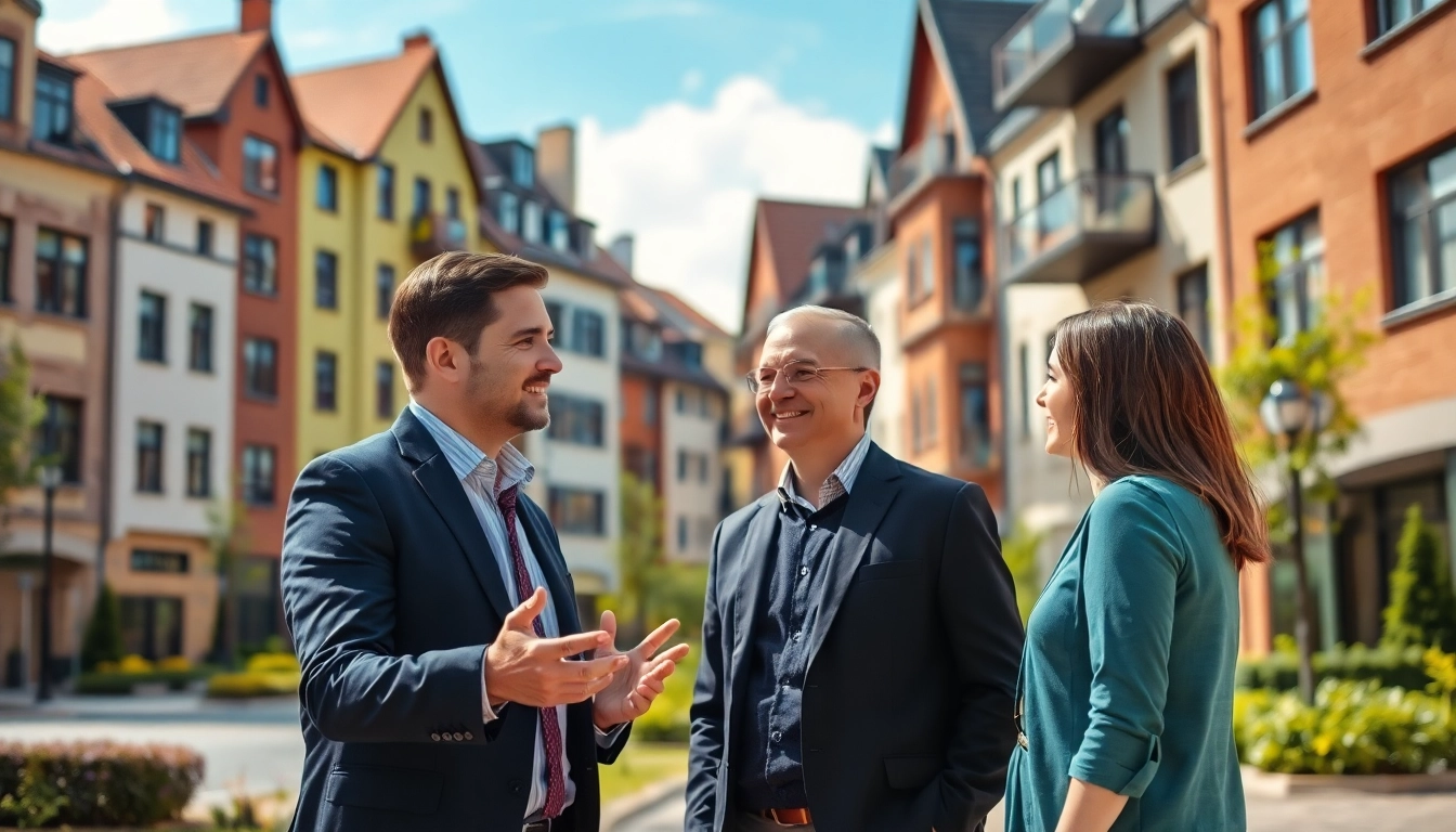 Immobilienmakler Frankfurt Eschersheim, professioneller Makler blättert durch Immobilienangebote.